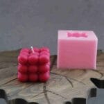 Bubble mum kalıbı 5×5 cm silikon mum kalıbı