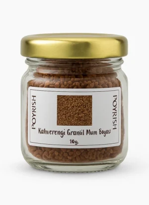kahverengi granül mum boyası 10 gr