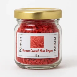 kırmızı granül mum boyası 10 gr