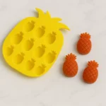 silikon mum kalıbı ananas desenli