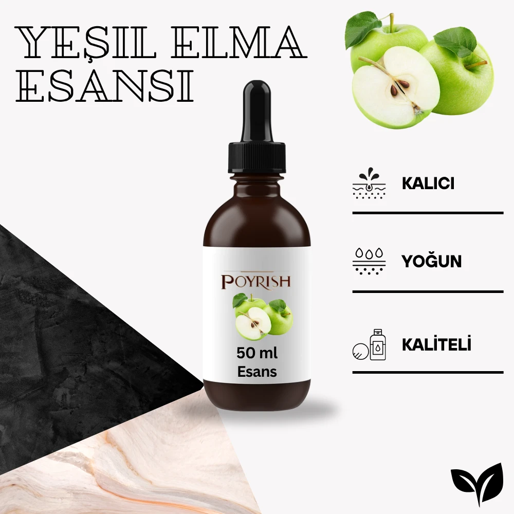 yeşil elma mum esansı 50 ml
