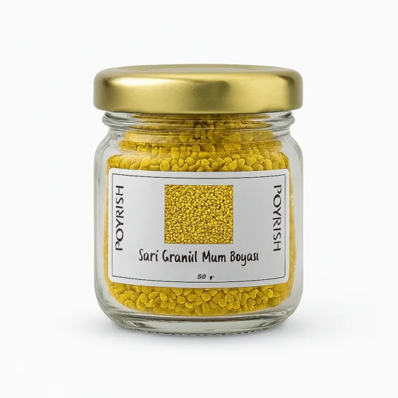 sarı granül mum boyası 50 gr