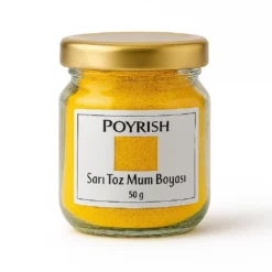 sarı toz mum boyası 50 gr