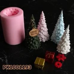PK1001193 - Silikon Kalıp Mum Kalıbı - Çam Ağacı