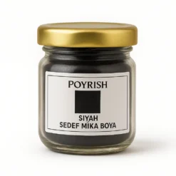 siyah sedef mika boya